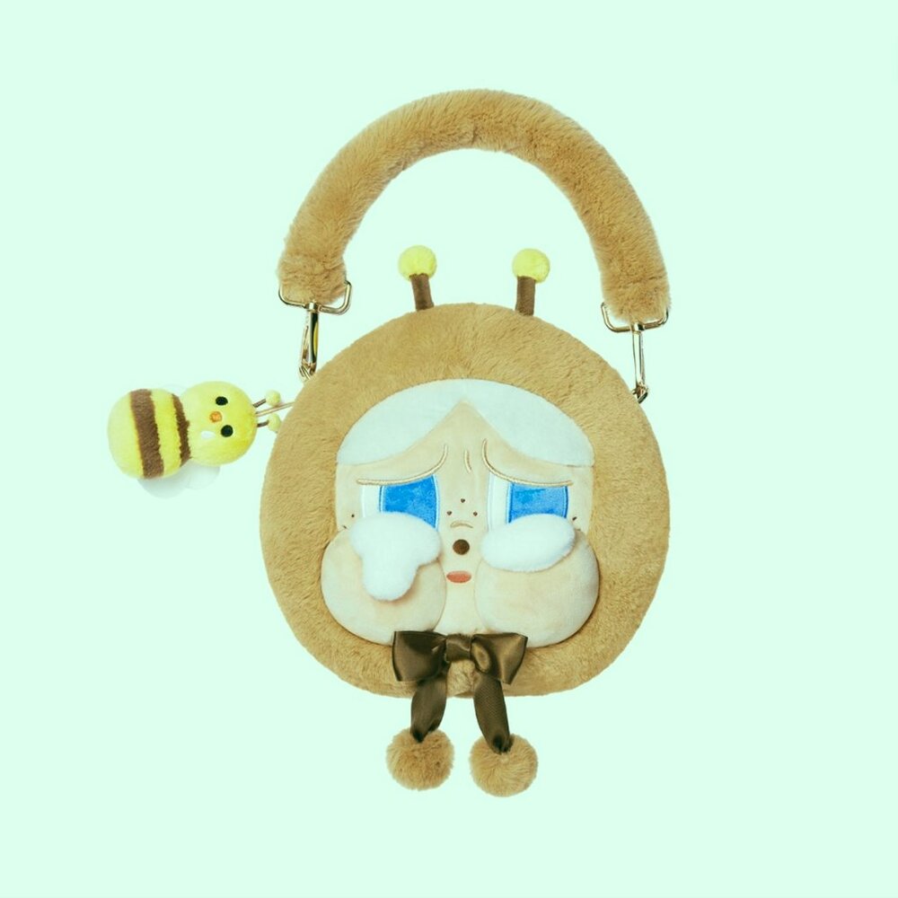 POP MART CryBaby Crying Again Series Big Head Bag Plush Purse NWT Sealed